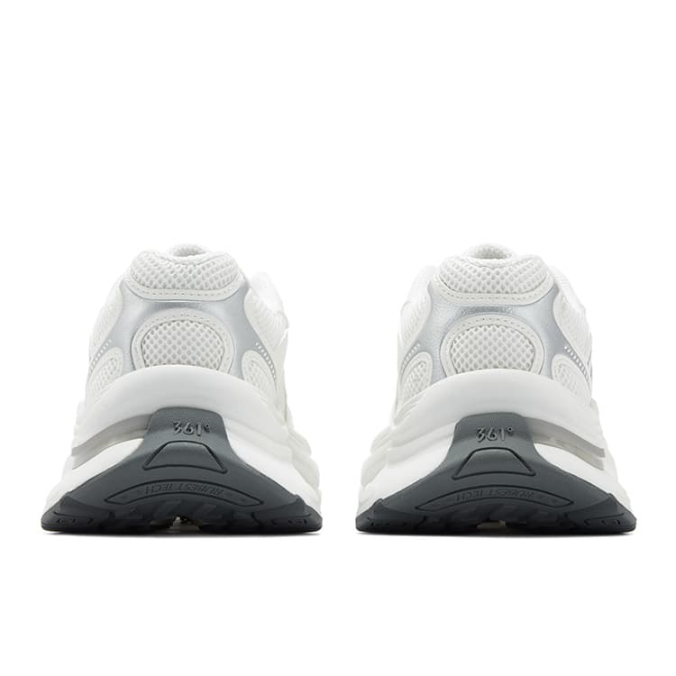 Кроссовки 361° Heart Shoes противоскользящие устойчивые к истиранию низкий топ повседневная обувь для женщин серебряный белый - изображение 4