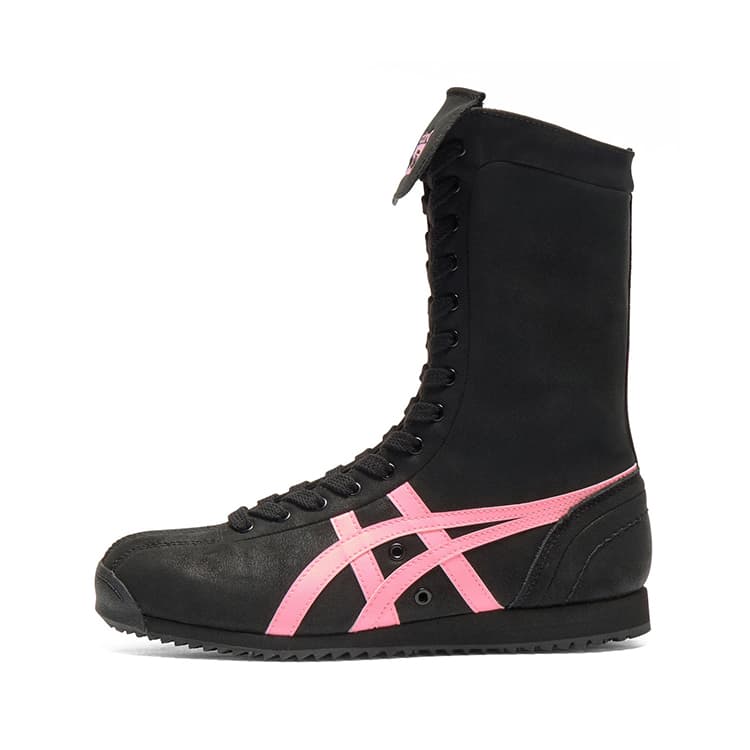 Кроссовки Onitsuka Tiger MEXICO 66 Высокие повседневные кроссовки унисекс черные розовые - изображение 1