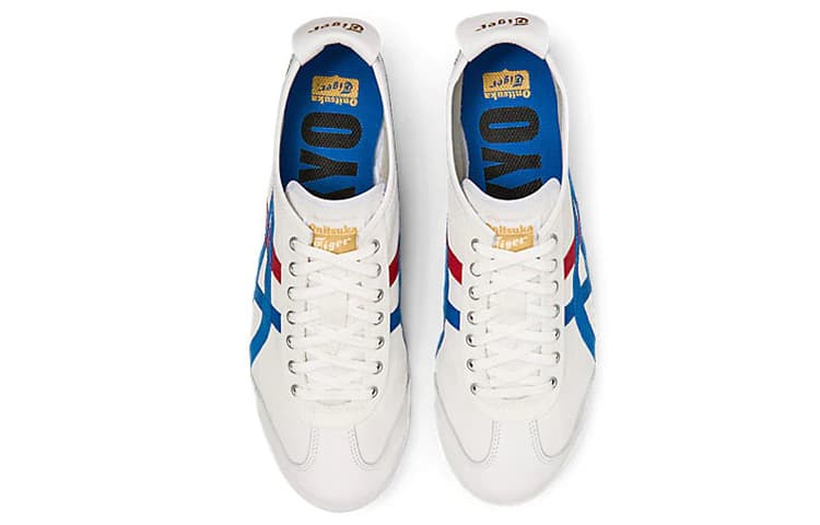 Кроссовки Onitsuka Tiger Mexico 66 White Blue Red - изображение 4