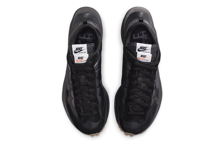 Кроссовки Sacai x Nike VaporWaffle Black Gum - изображение 4