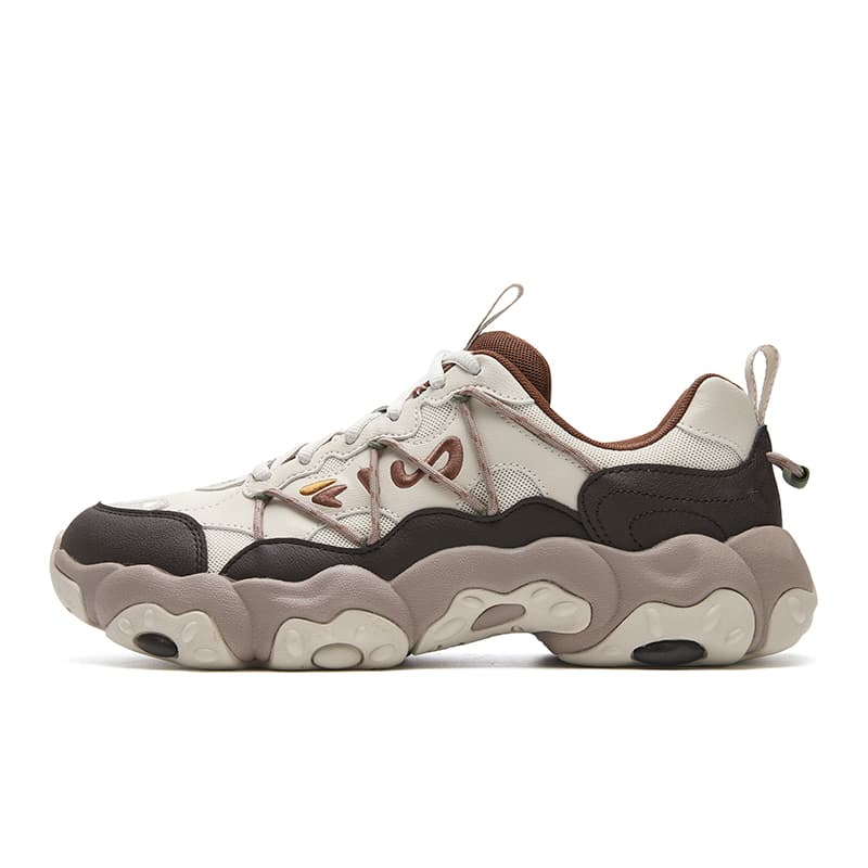 Кроссовки FILA FLUID 6 Износостойкий Дышащий Легкий Низкий Топ Повседневная Обувь Мужская Желто-Коричневый - изображение 1