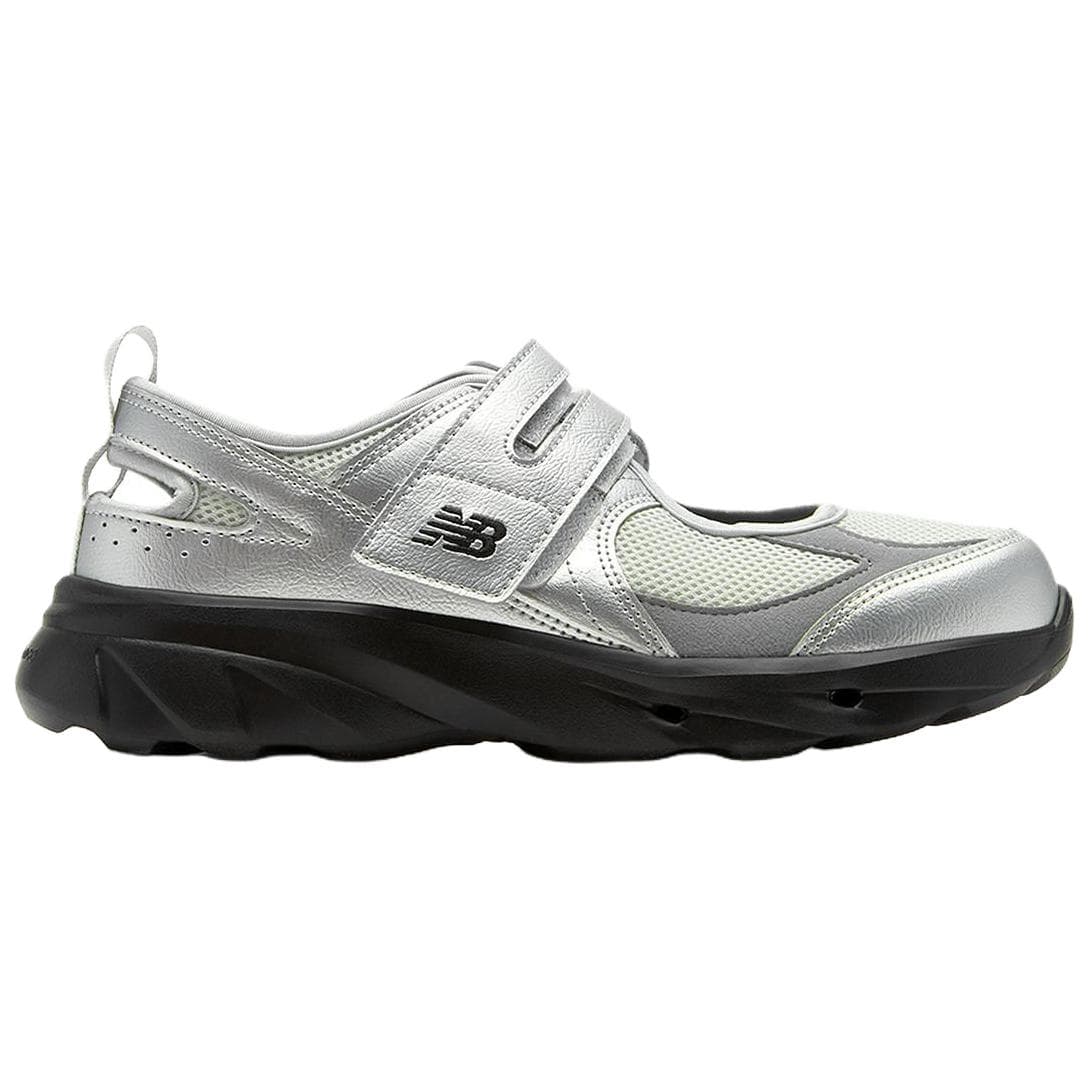 Кроссовки New Balance NB Cool Wind Низкие Туфли Мэри Джейн Женские Серебряные - изображение 2