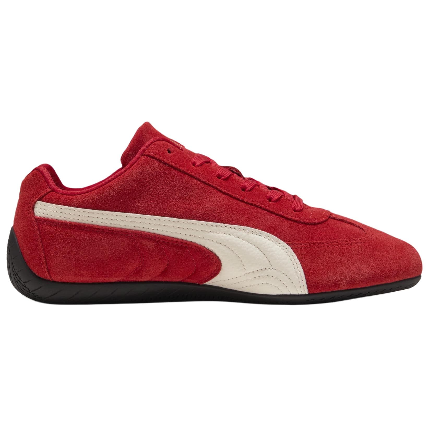 Кроссовки PUMA Speedcat Легкий Устойчивый к истиранию Покрытие Низкий Верх Повседневная Обувь Унисекс Красный Белый - изображение 2