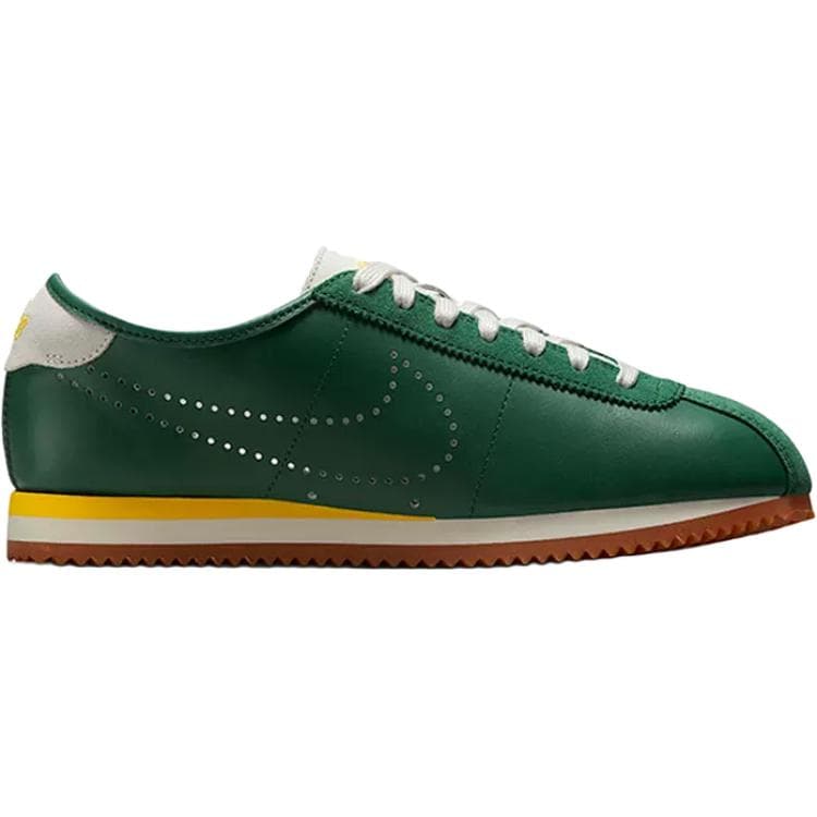 Кроссовки Nike Cortez Повседневная обувь Женская Зеленая - изображение 2