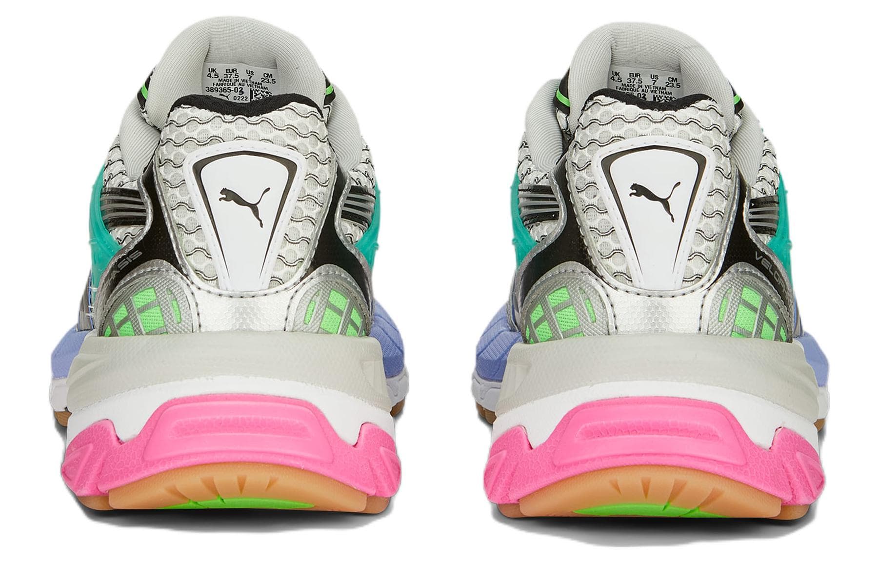 Кроссовки PUMA Velophasis Phased Silver White Pink - изображение 5