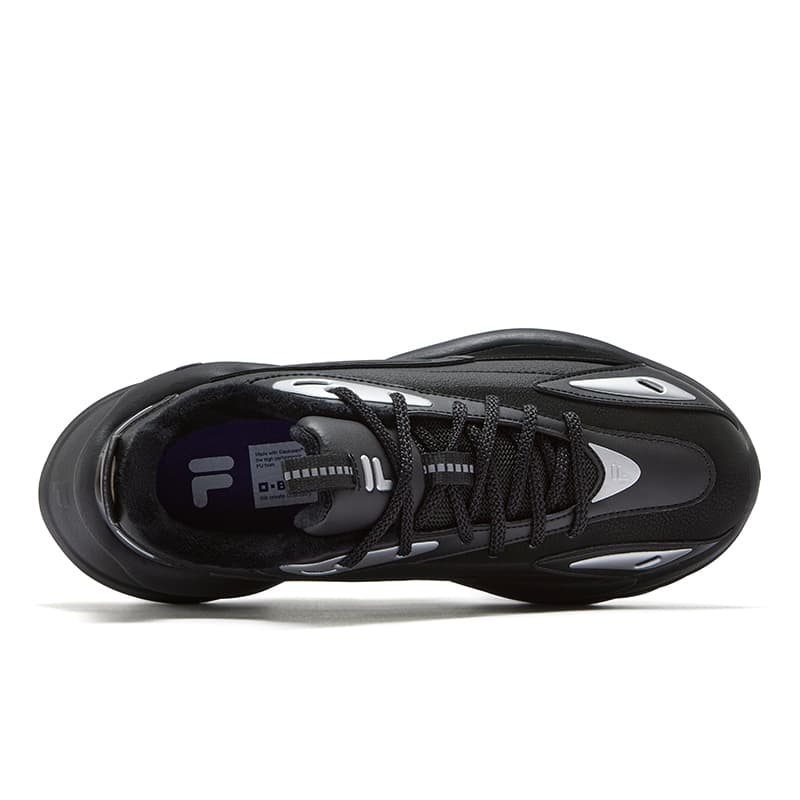 Кроссовки FILA FUSION BUZZARD Meteorite Shoes Синтетическая кожа Низкий верх Повседневная обувь Женская Черная - изображение 3