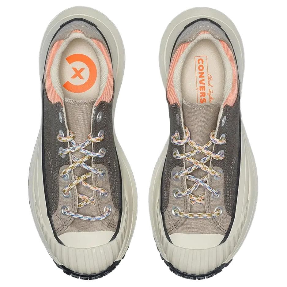 Кроссовки Converse Chuck 70 At CX Холст Устойчивый к износу Увеличение высоты Низкий верх Повседневная обувь Унисекс Бежевый Серый - изображение 3