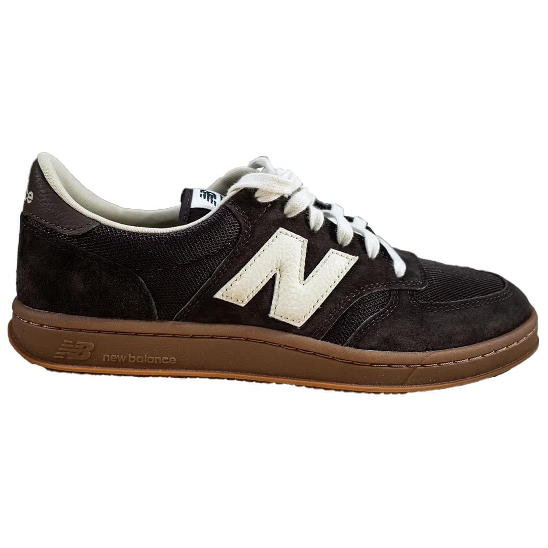 Кроссовки New Balance x AURALEE NB T500 Low Top Повседневная обувь Унисекс Коричневый - изображение 2