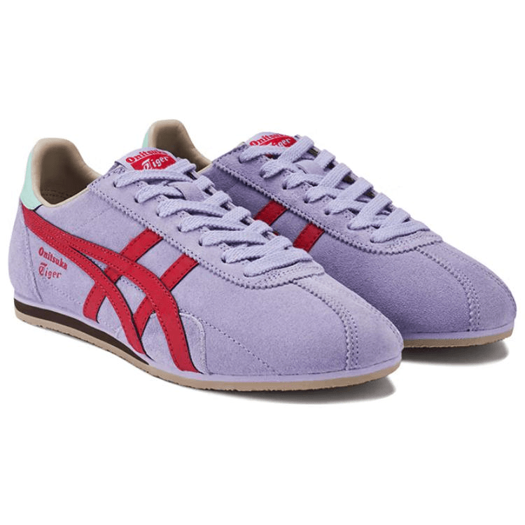 Кроссовки Onitsuka Tiger Runspark противоскользящая устойчивая к истиранию низкий верх повседневная обувь унисекс фуксия - изображение 4