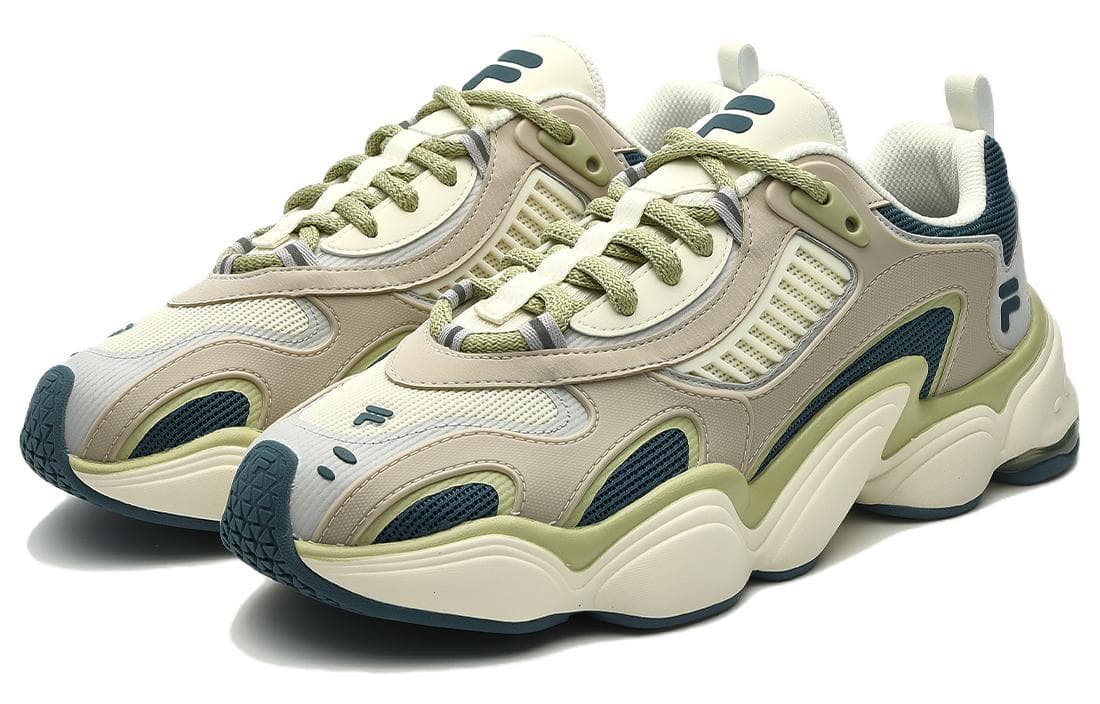 Кроссовки FILA FUSION TENACITY Удобная Низкая Повседневная Обувь Мужская Бежевая Желтая - изображение 2
