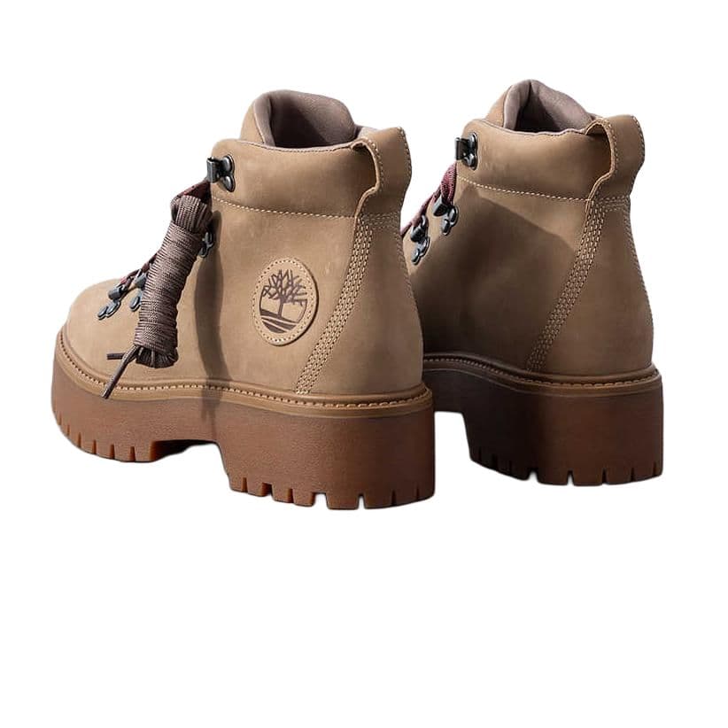 Ботинки Timberland Женские армейские ботинки длина до щиколотки коричневые - изображение 3