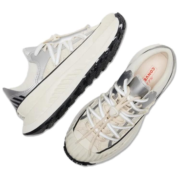 Кроссовки Converse Run Star Legacy CX Искусственная кожа+текстиль Модные и удобные Лоу-топы Повседневная обувь Унисекс Черный & Белый - изображение 4