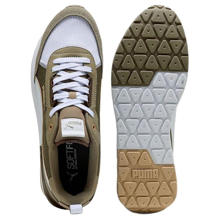 Кроссовки PUMA R22 Low Casual Shoes Унисекс Коричневый - изображение 4