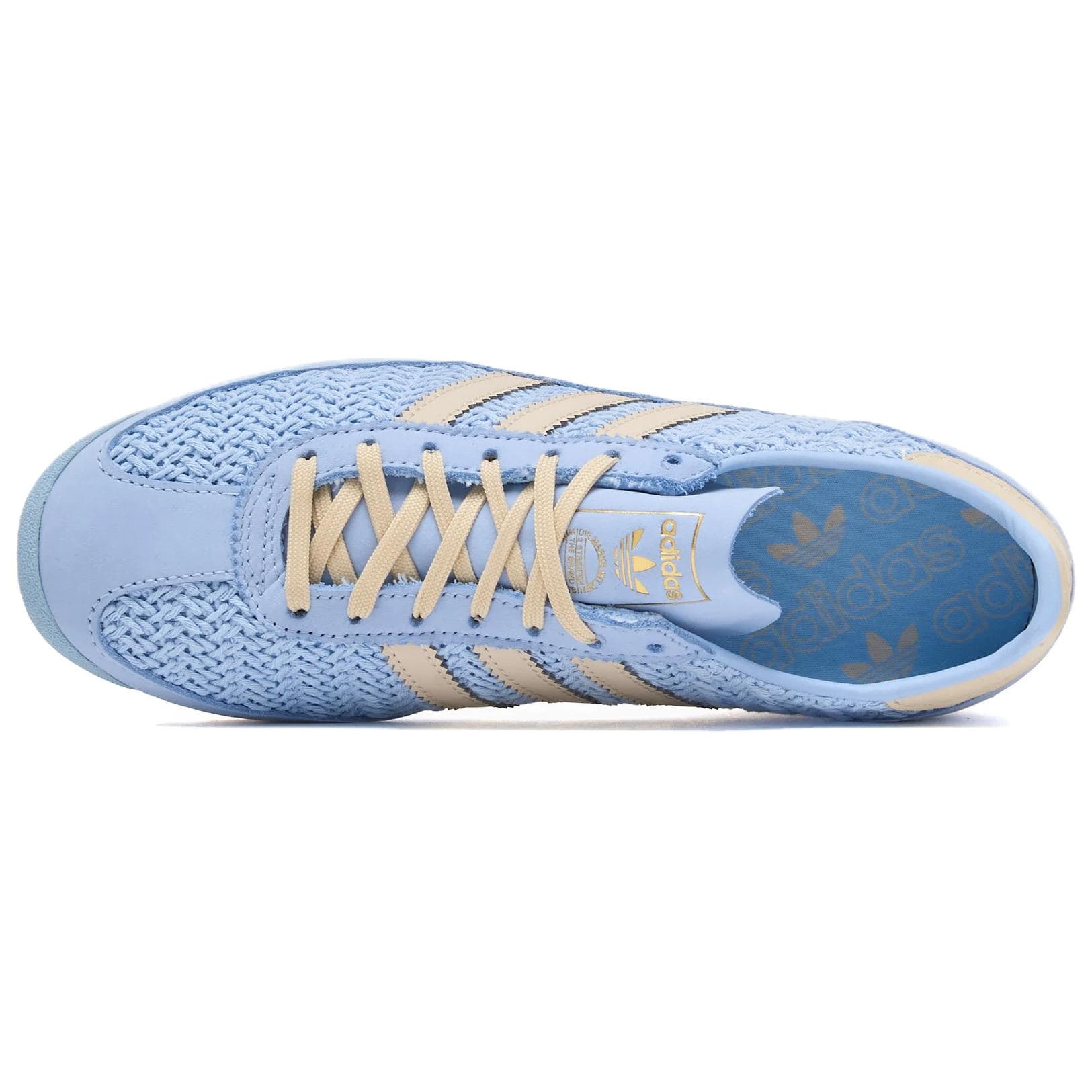 Кроссовки Adidas Originals SL 72 OG Устойчивый к истиранию Низкий Топ Повседневная Обувь Женская Синяя - изображение 4