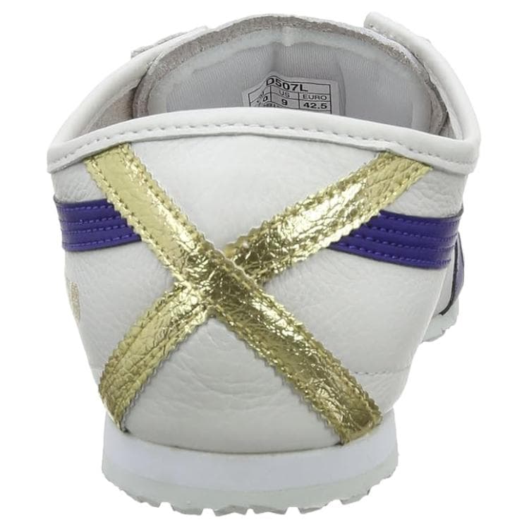 Кроссовки Onitsuka Tiger MEXICO 66 Устойчивый к истиранию Низкий верх Повседневная обувь Унисекс Белый Синий - изображение 5