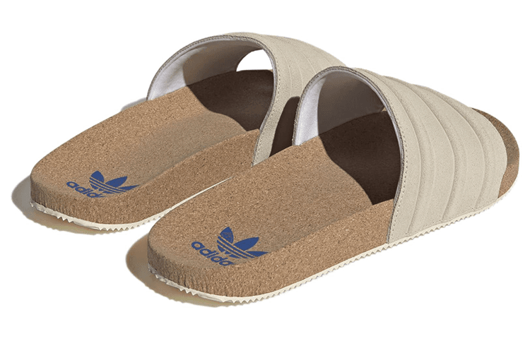 Сандалии adidas Adilette Premium Brown White - изображение 4