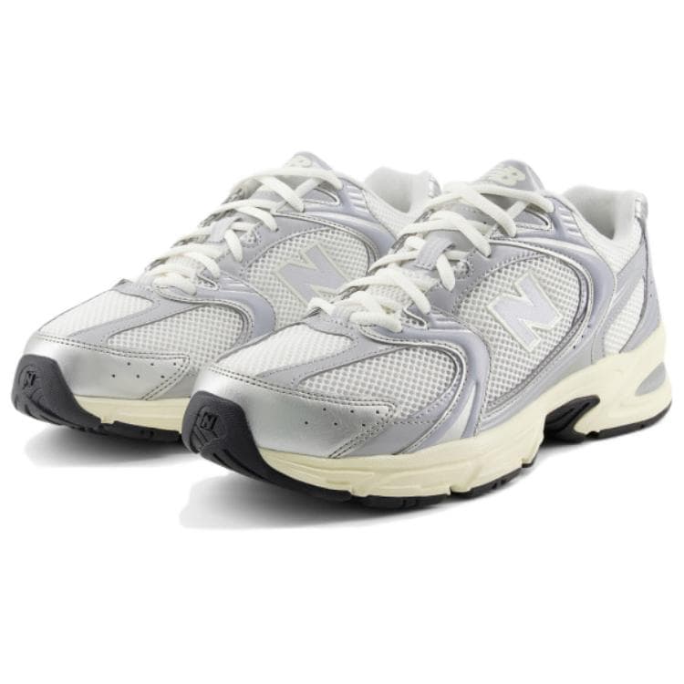 Кроссовки New Balance NB 530 Low Top Повседневная обувь Унисекс Серебристо-серый - изображение 3
