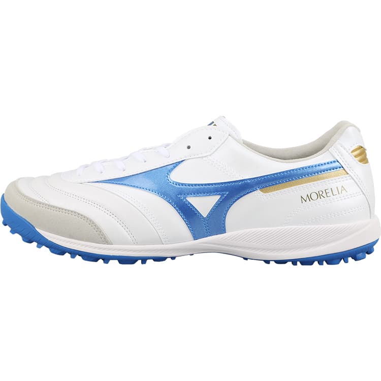 Кроссовки для футбола Mizuno Амортизирующие футбольные бутсы мужские белый и синий - изображение 1