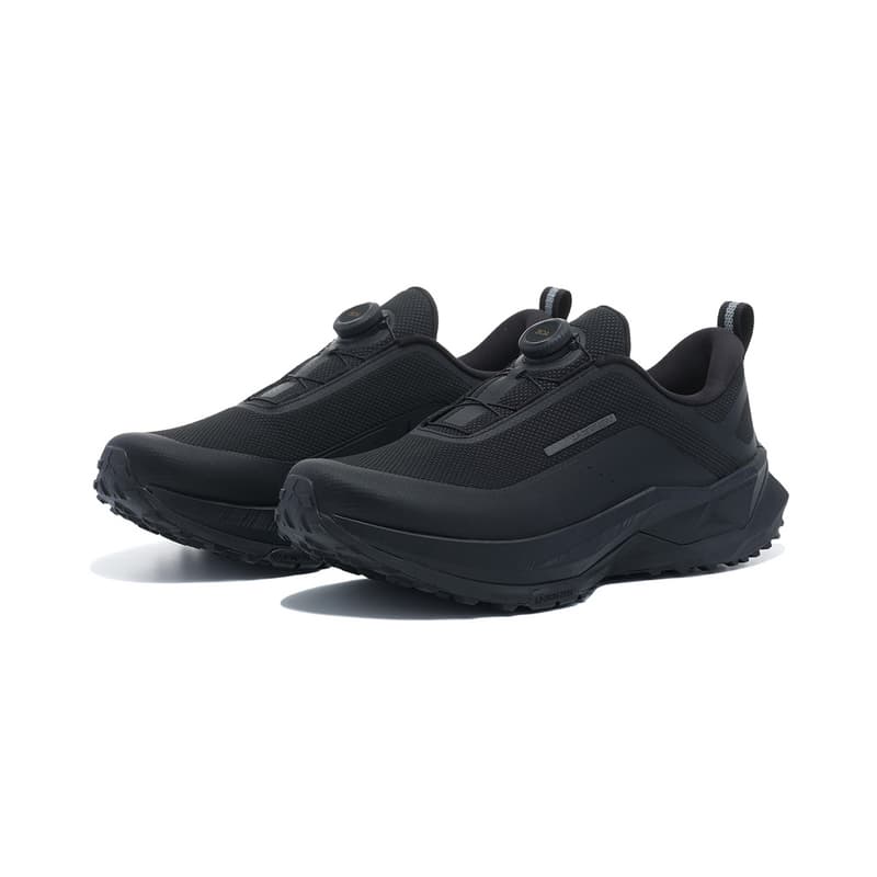 Кроссовки LI NING 1990 Commute Collection Амортизация Покрытие Low Топ Повседневная обувь Унисекс Черный - изображение 2