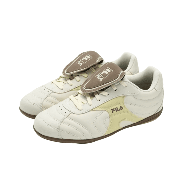 Кроссовки fila LIPPER Water Dance Shoes Устойчивые к истиранию с отскоком дышащие низкие повседневная обувь женские бежево-желтые - изображение 2