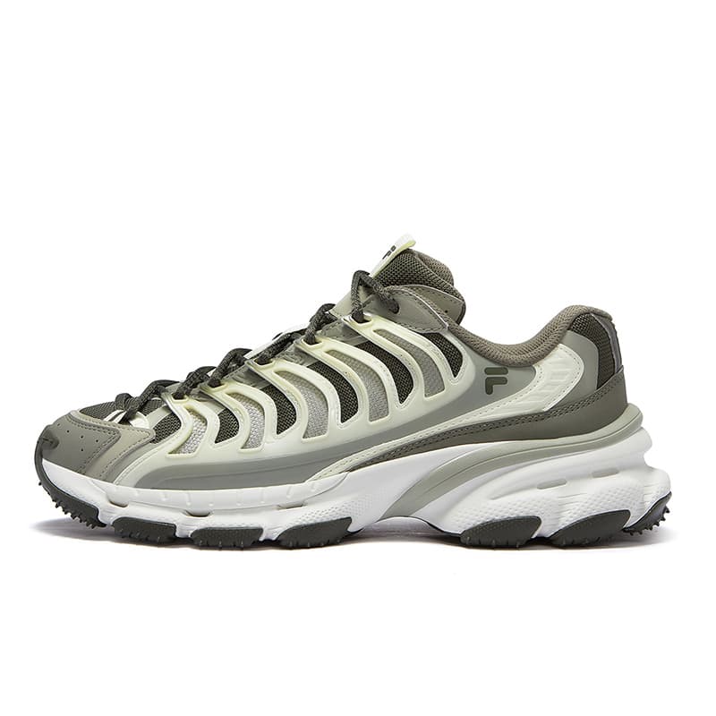 Кроссовки FILA FUSION BRACKET Starship Shoes Низкий Топ Повседневная Обувь Мужская Зеленая - изображение 1