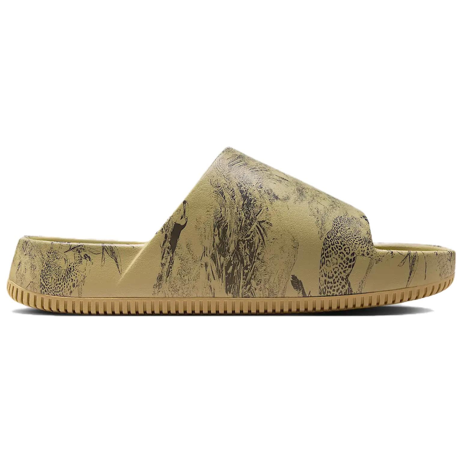 Сандалии NIKE Calm Slide Тапочки Мужской Бежево-серый - изображение 2