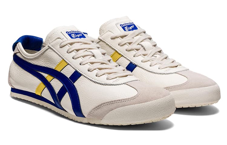 Кроссовки Onitsuka Tiger Mexico 66 White Blue Yellow - изображение 3