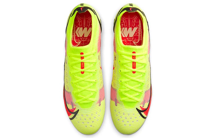 Кроссовки для футбола Nike Mercurial Vapor 14 Elite AG Fluorescent Yellow - изображение 4