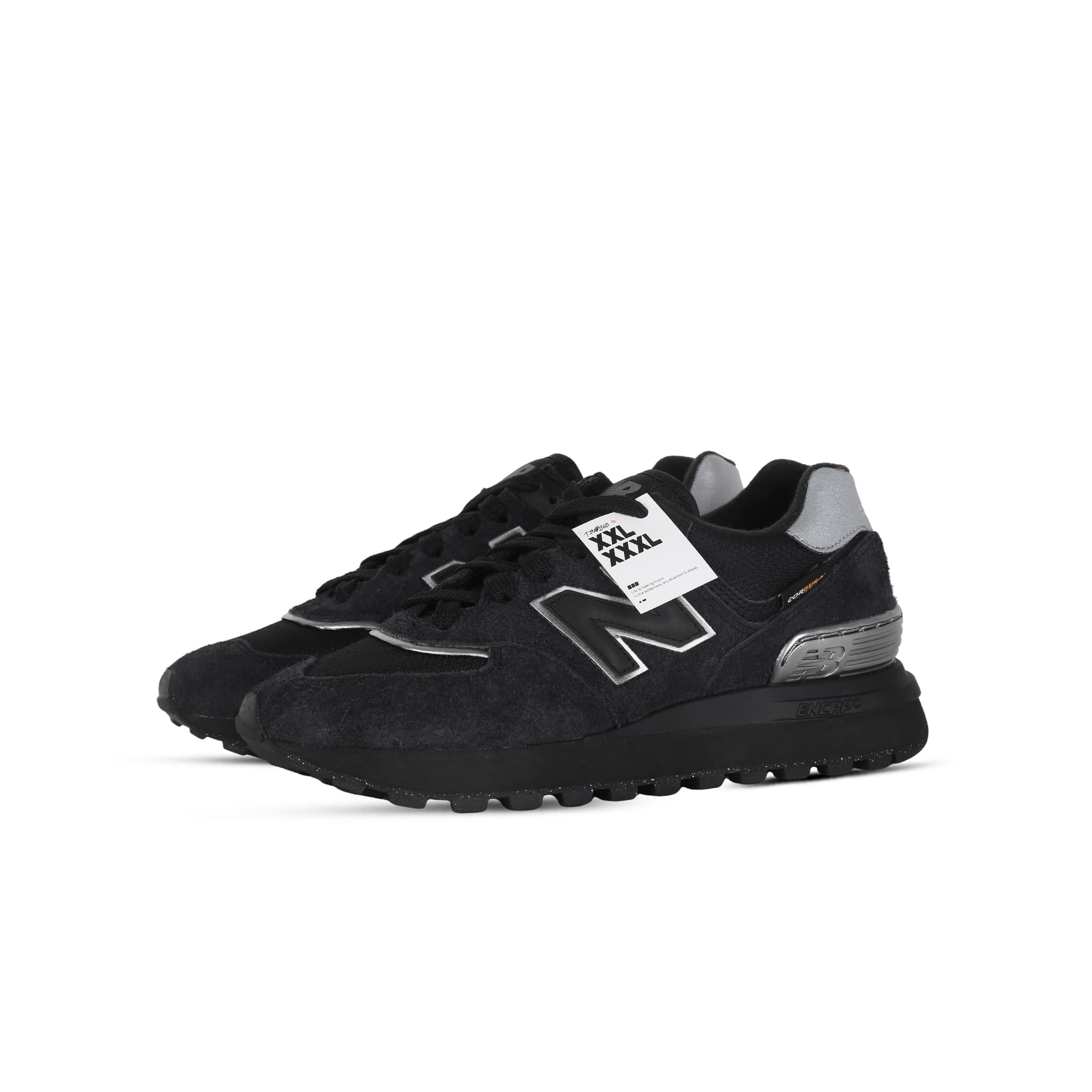 Кроссовки New Balance 574 Silver Black - изображение 3