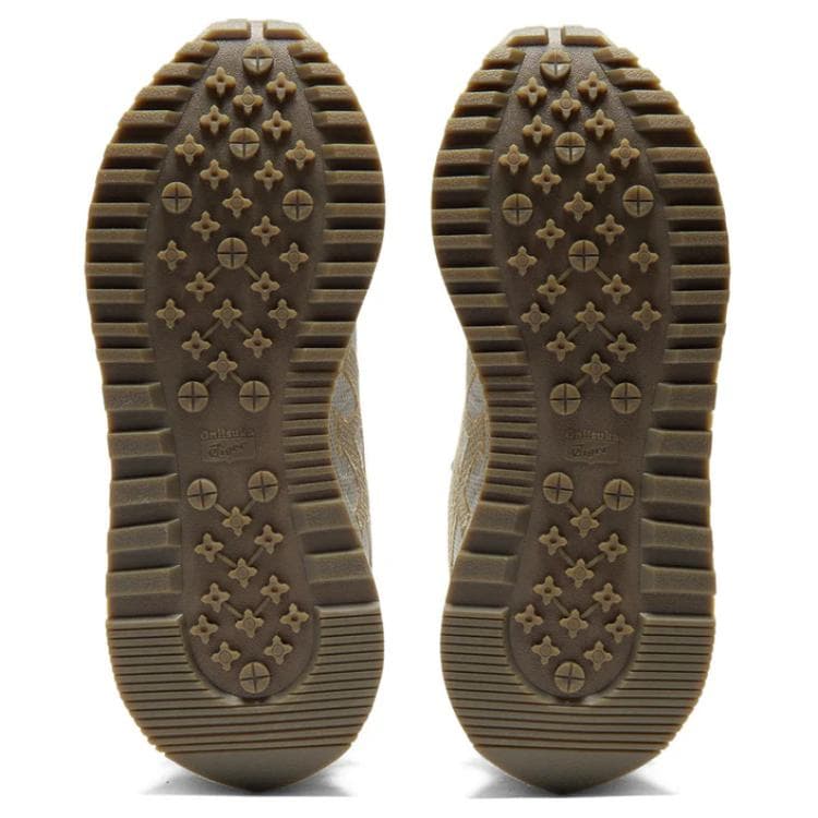 Кроссовки Onitsuka Tiger Moage Co Противоскользящая Устойчивая к истиранию Низкий Верх Повседневная Обувь Унисекс Зеленая - изображение 7