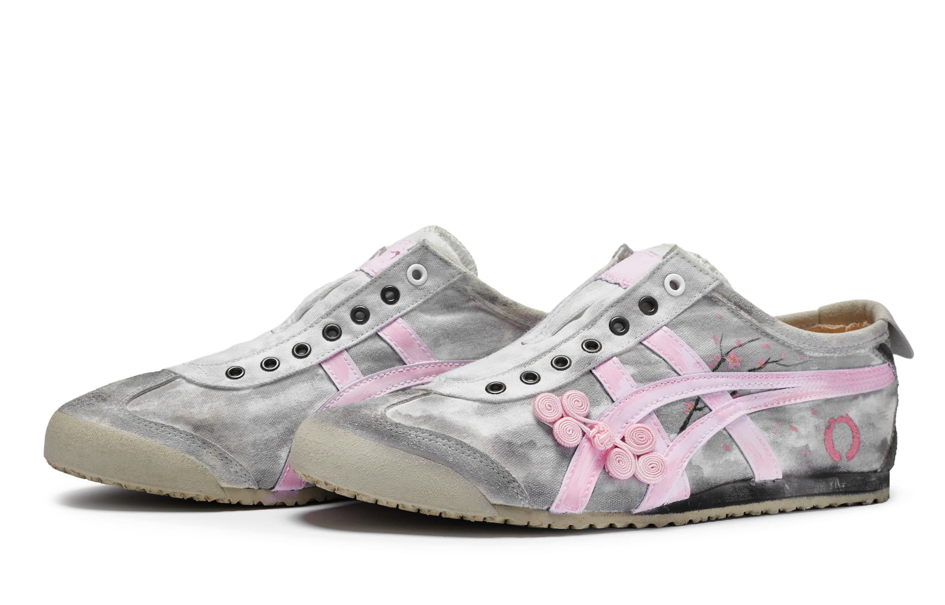 Кроссовки Onitsuka Tiger Mexico 66 Grey Pink - изображение 4
