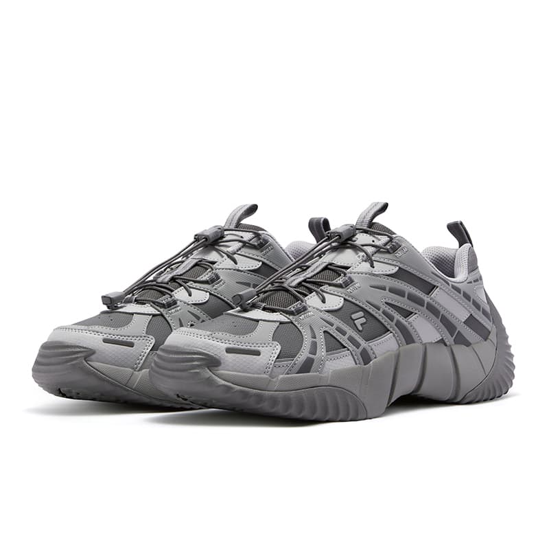 Кроссовки FILA FUSION BONE II Vertebra Shoes 2 Низкий Топ Повседневная Обувь Мужская Серый - изображение 3