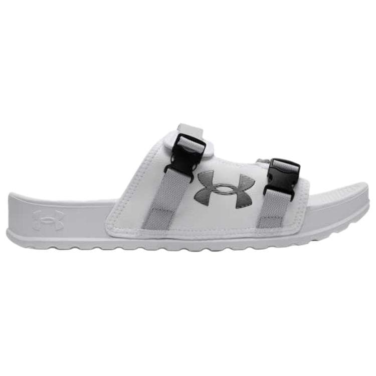 Сандалии Under Armour Механизм против скольжения шлепанцы унисекс белый - изображение 3