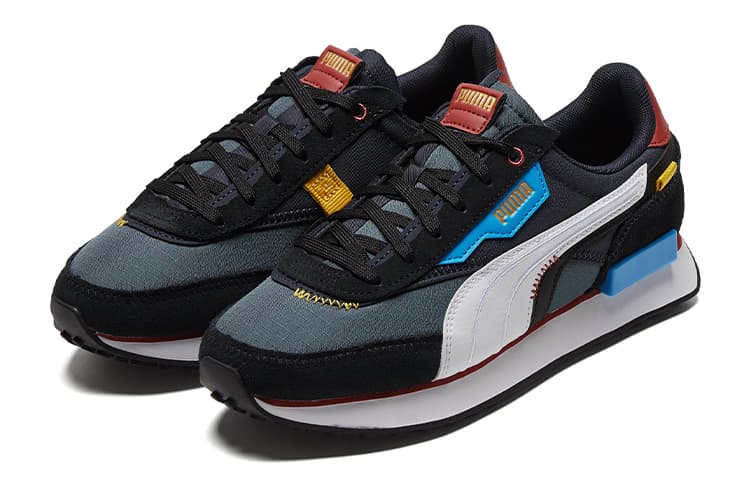 Кроссовки PUMA Future Rider Grey Blue White - изображение 3