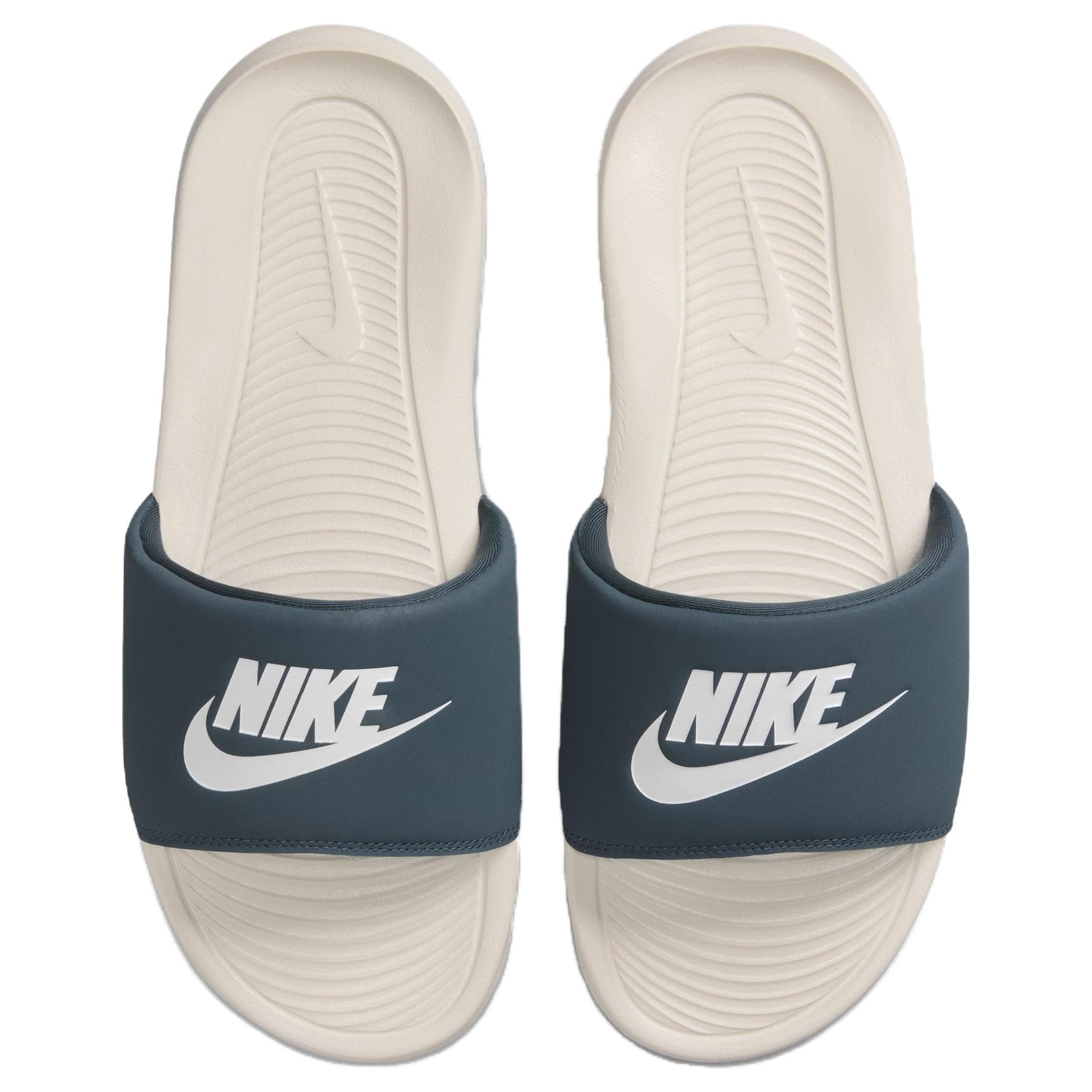 Сандалии Nike VICTORI ONE SLIDE Удобные и Легкие Шлепанцы Мужские Синие Белые - изображение 3