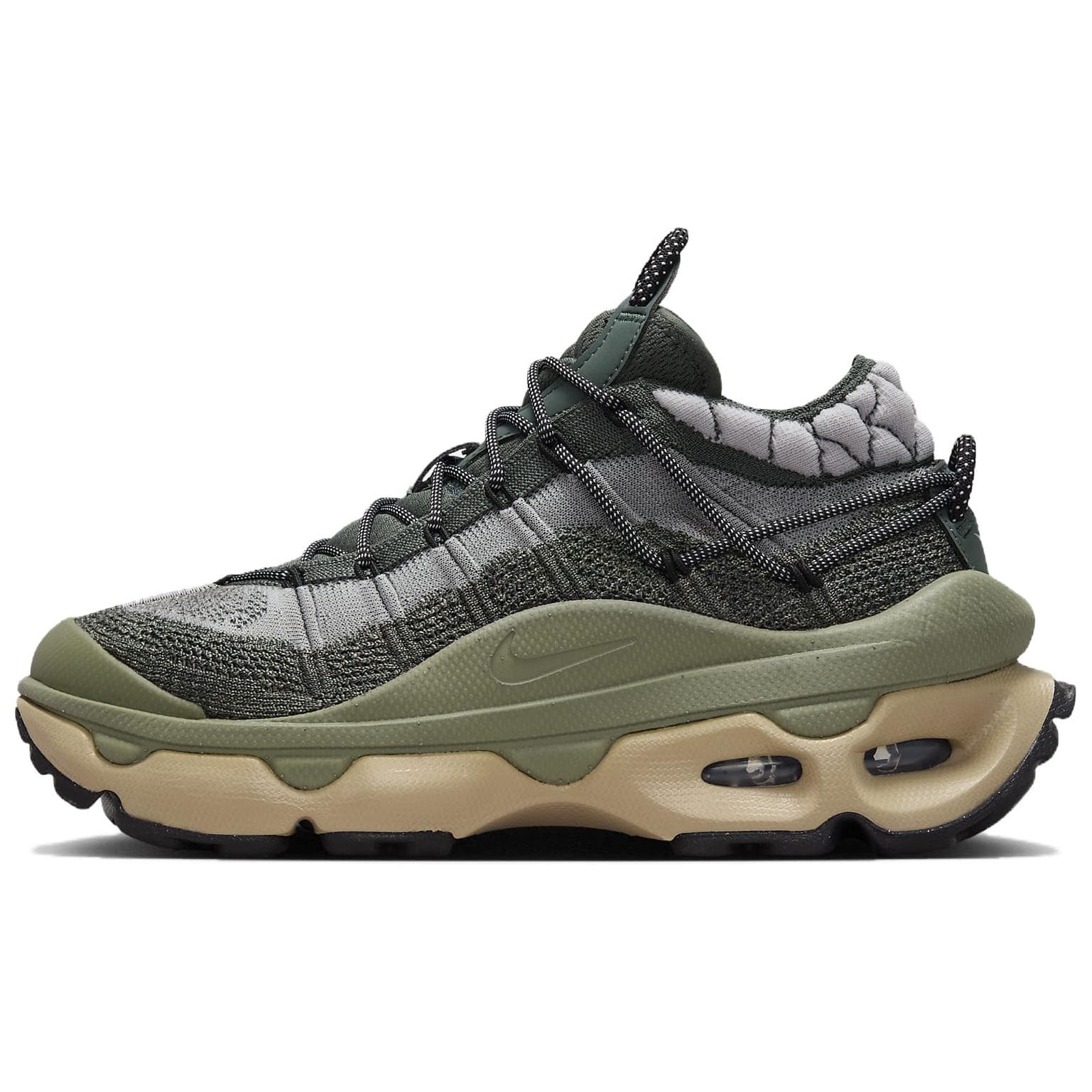 Кроссовки Nike Air Max flyknit VENTURE Устойчивая к истиранию Низкая Повседневная Обувь Женская Зеленая - изображение 1