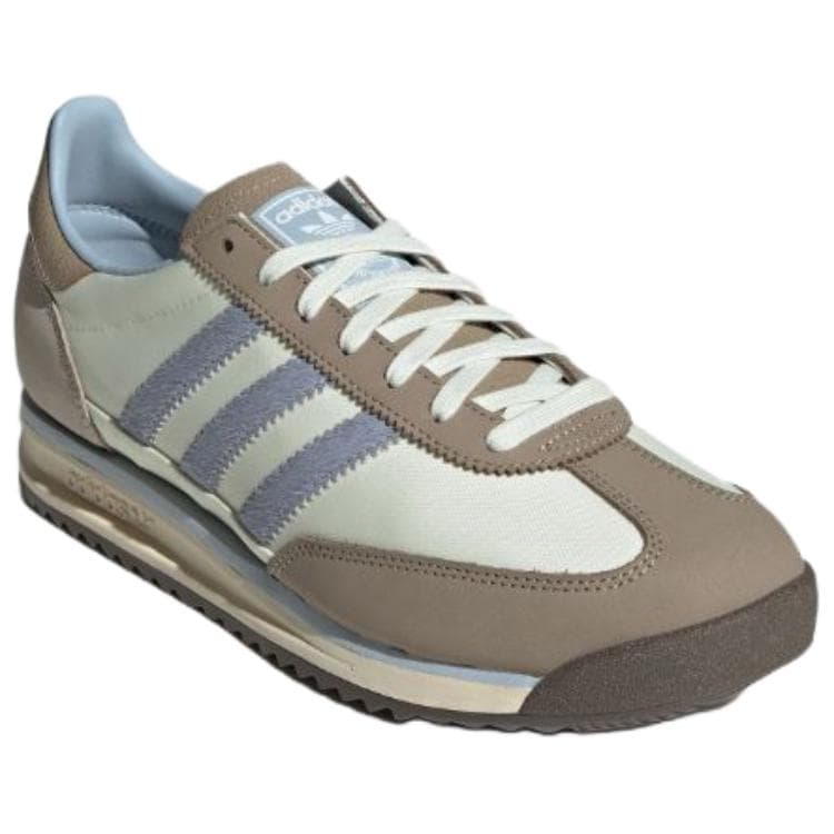 Кроссовки Adidas Originals SL 72 RS Лоу-топы Повседневная обувь Унисекс Слоновая кость Синий - изображение 4