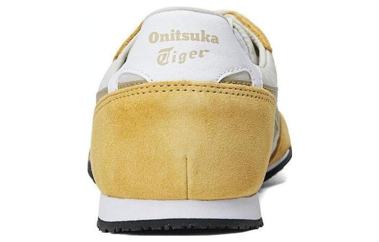 Кроссовки Onitsuka Tiger Serrano противоскользящая устойчивая к истиранию низкий верх повседневная обувь унисекс желтая - изображение 3