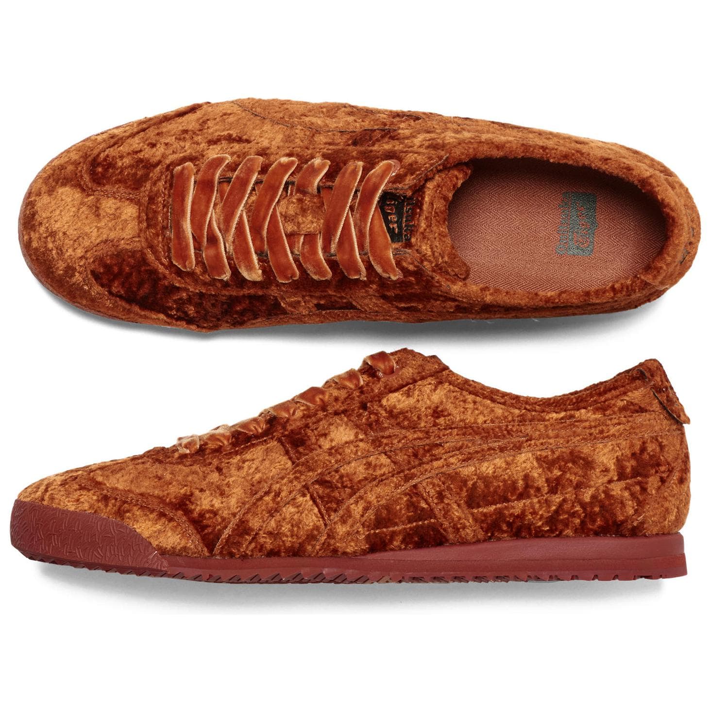Кроссовки Onitsuka Tiger Low Топ Повседневная обувь Унисекс Коричневый - изображение 5