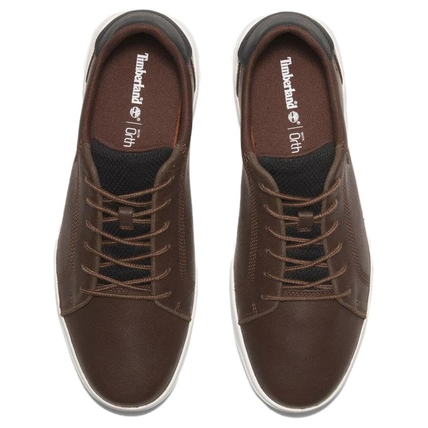 Кроссовки Timberland Противоскользящая Устойчивая к истиранию Низкий Верх Повседневная Обувь Мужская Темно-Коричневая - изображение 3