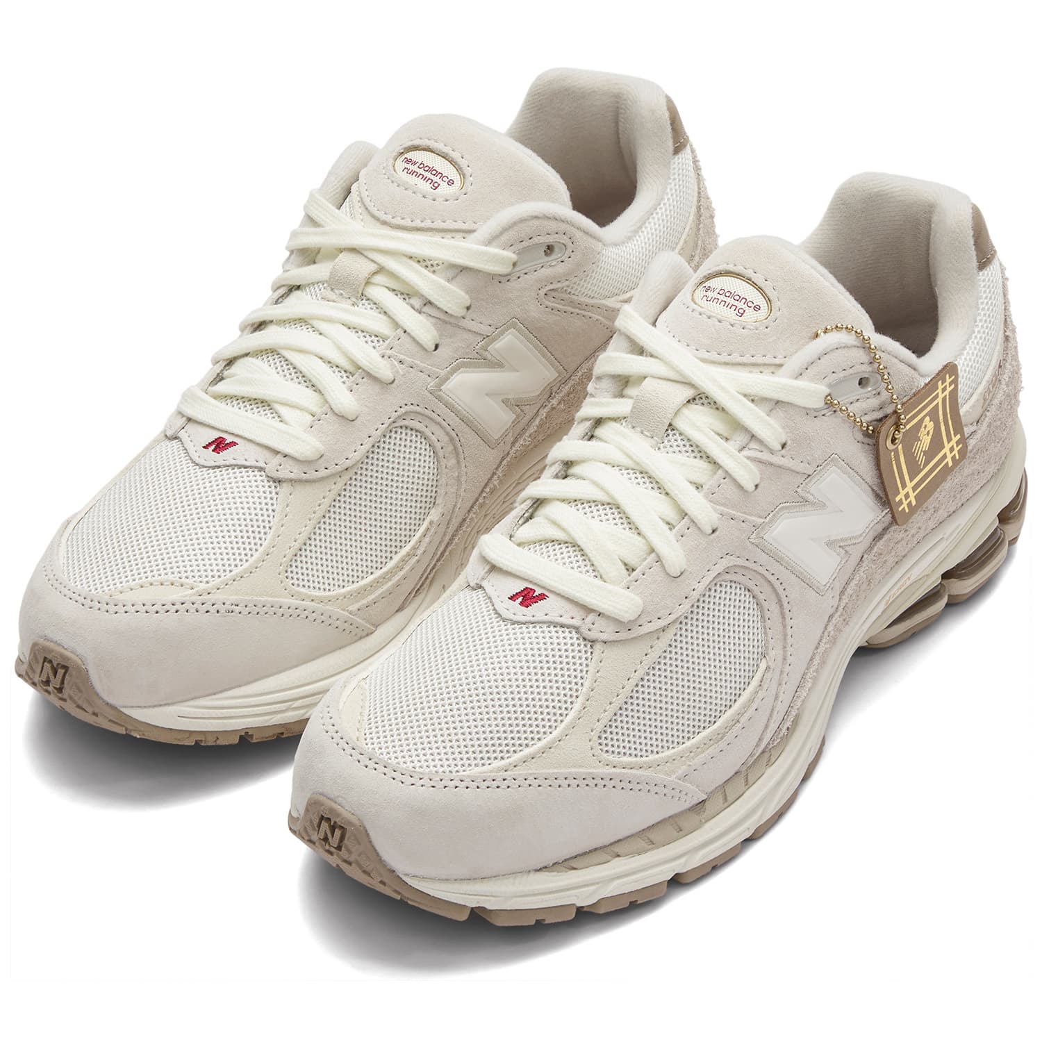 Кроссовки New Balance NB 2002 Low Top Повседневная обувь Унисекс Экрю - изображение 3