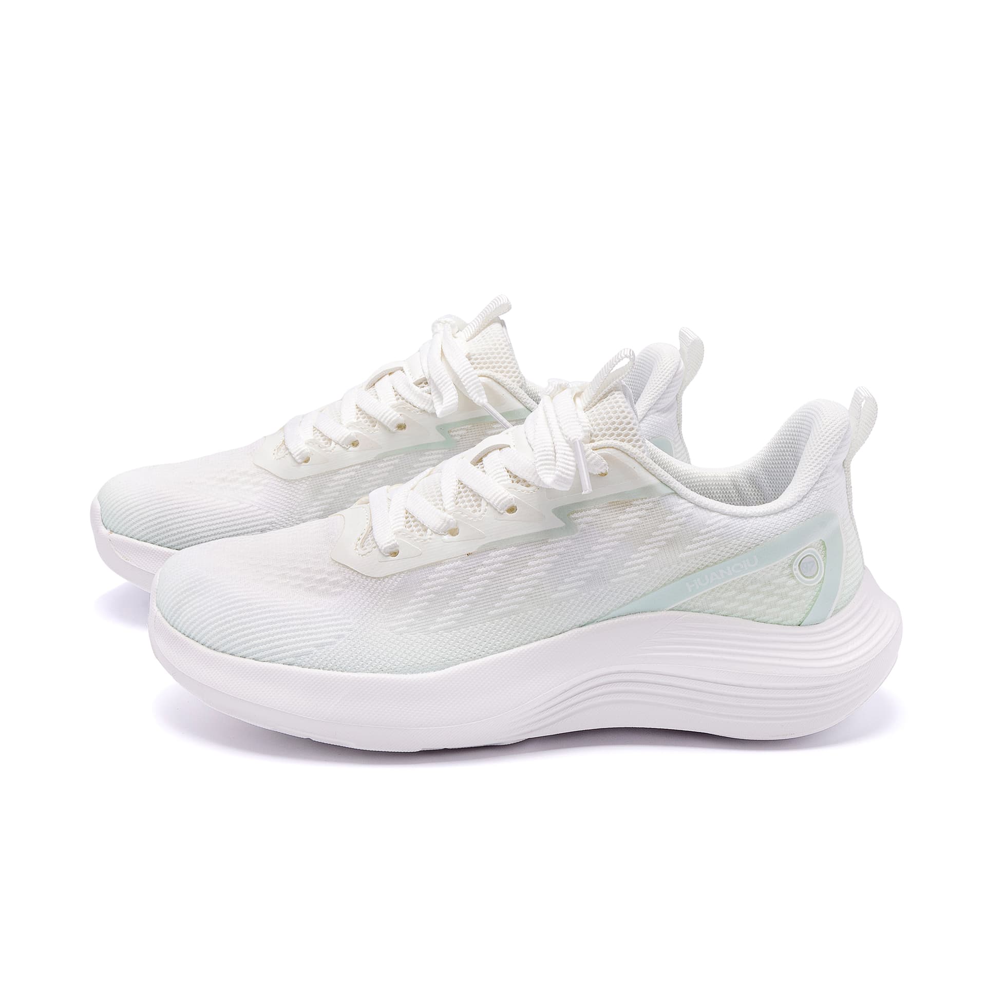 Кроссовки HUANQIU Low Топ Повседневная обувь Women's White Зелёный - изображение 2