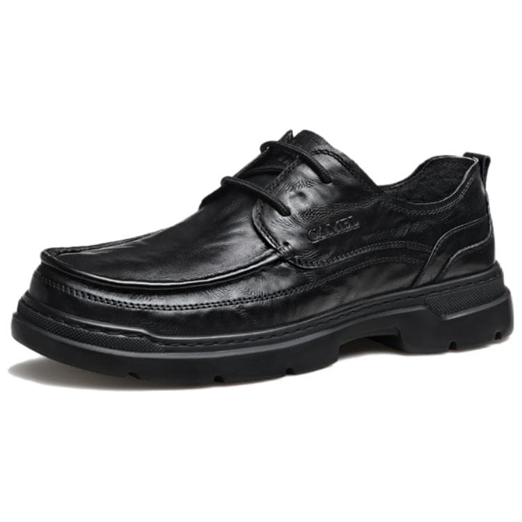 Camel Color Casual Leather Shoes Men's Верблюжий цвет Повседневные кожаные туфли Мужские - изображение 1