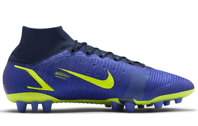 Кроссовки для футбола Nike Mercurial Superfly 8 Elite AG Blue - изображение 2
