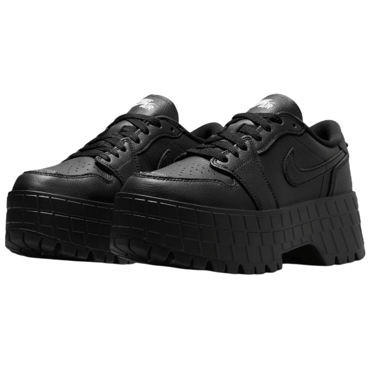 Кроссовки Jordan Air Jordan 1 Кожа Дышащий Low Топ Повседневная обувь Женские Черный - изображение 3