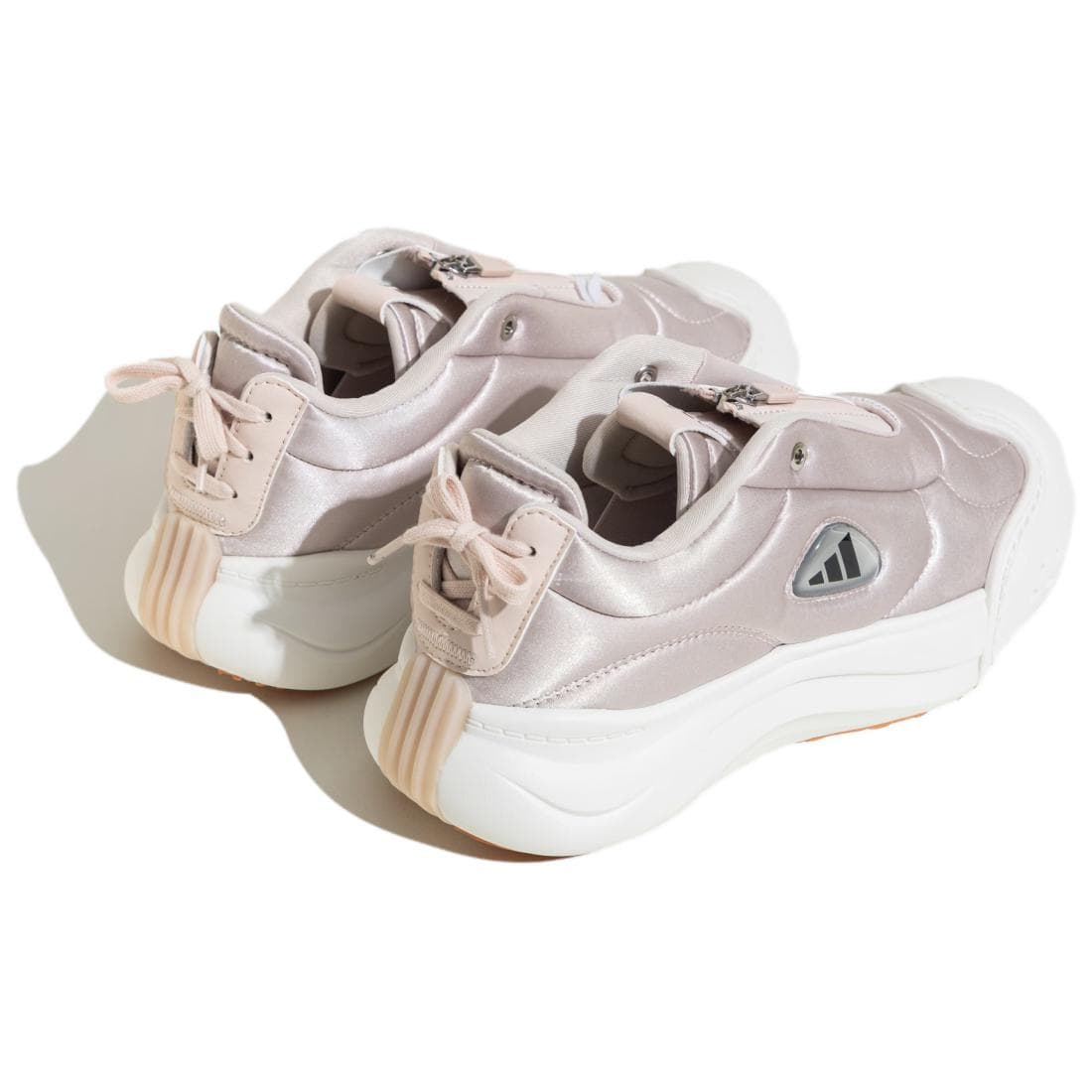 Кроссовки Adidas Противоскользящие Низкие Повседневные Кроссовки Женские Светло-Розовые - изображение 3