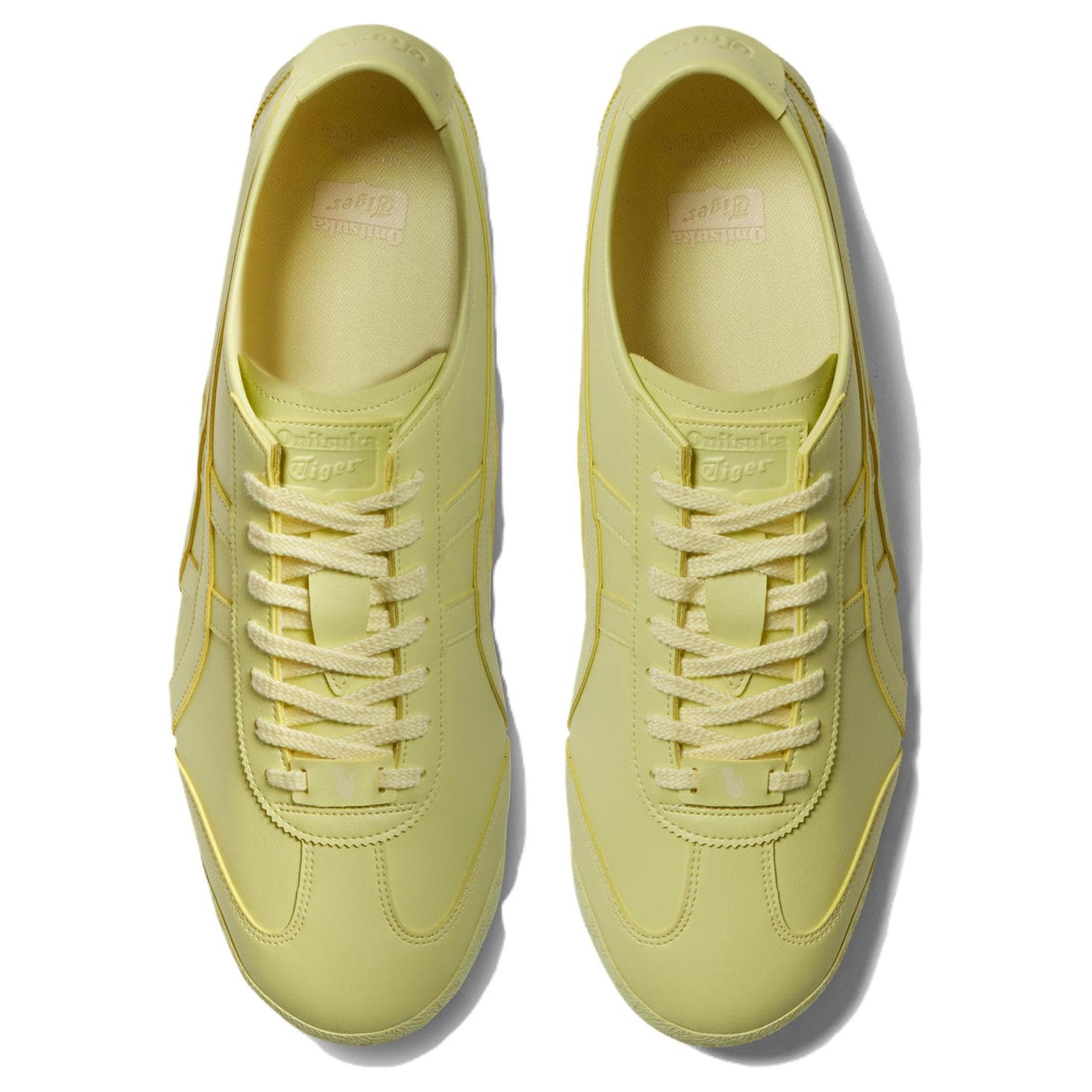 Кроссовки Onitsuka Tiger MEXICO 66 Противоскользящая Устойчивая к истиранию Низкий Топ Повседневная Обувь Унисекс Желтая - изображение 4