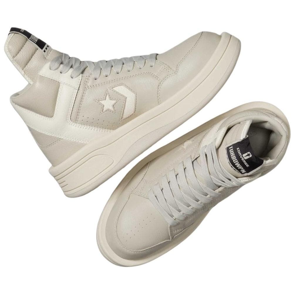 Кроссовки Rick Owens DRKSHDW x Converse TURBOWPN Mid White - изображение 5
