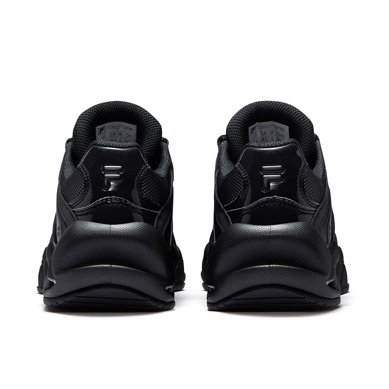 Кроссовки FILA FUSION Jagger 2050 Когтеточные туфли Низкий Топ Повседневная обувь Женская Скачущий конь Черный - изображение 4