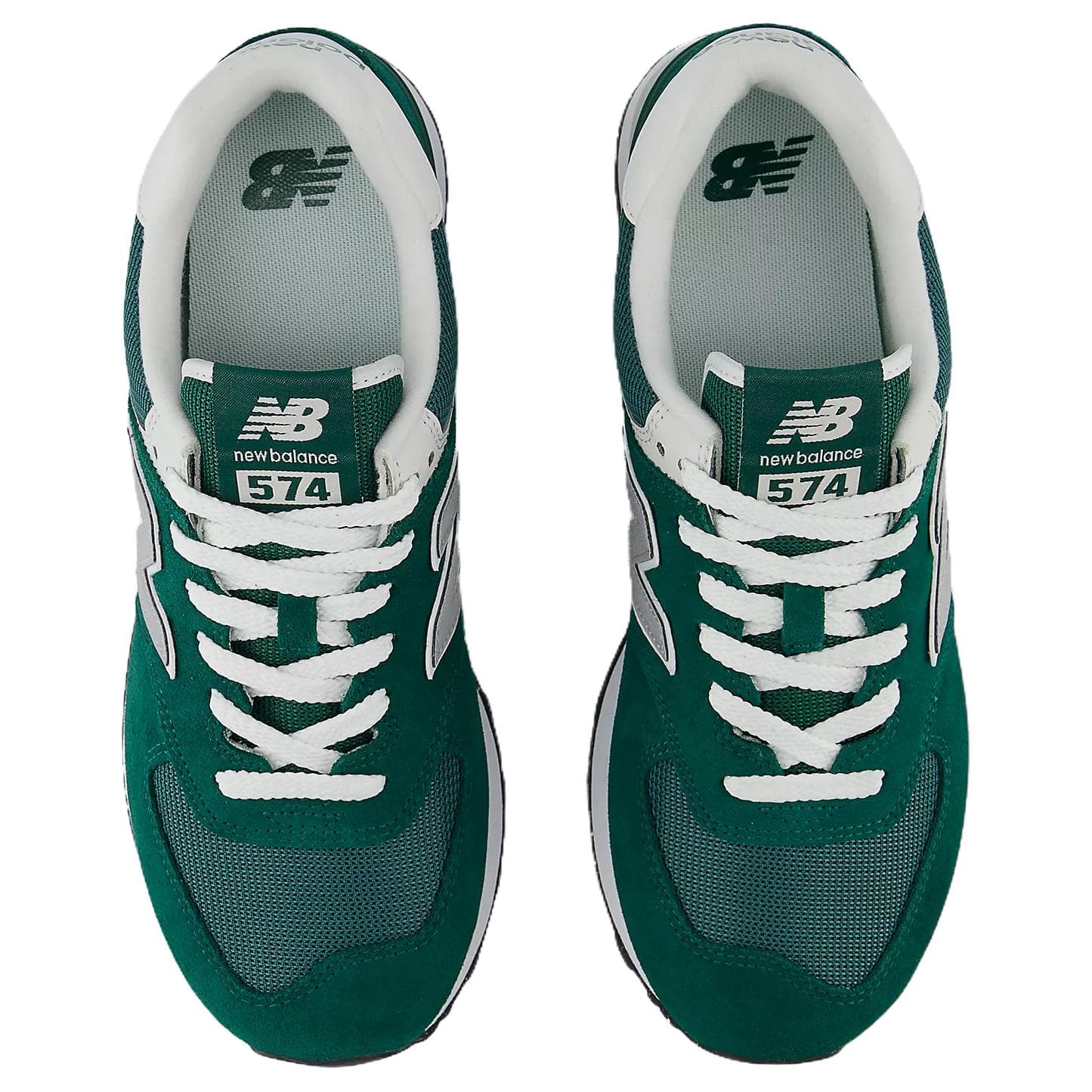 Кроссовки New Balance NB 574 Low Top Повседневная обувь Унисекс Темно-зеленый - изображение 3